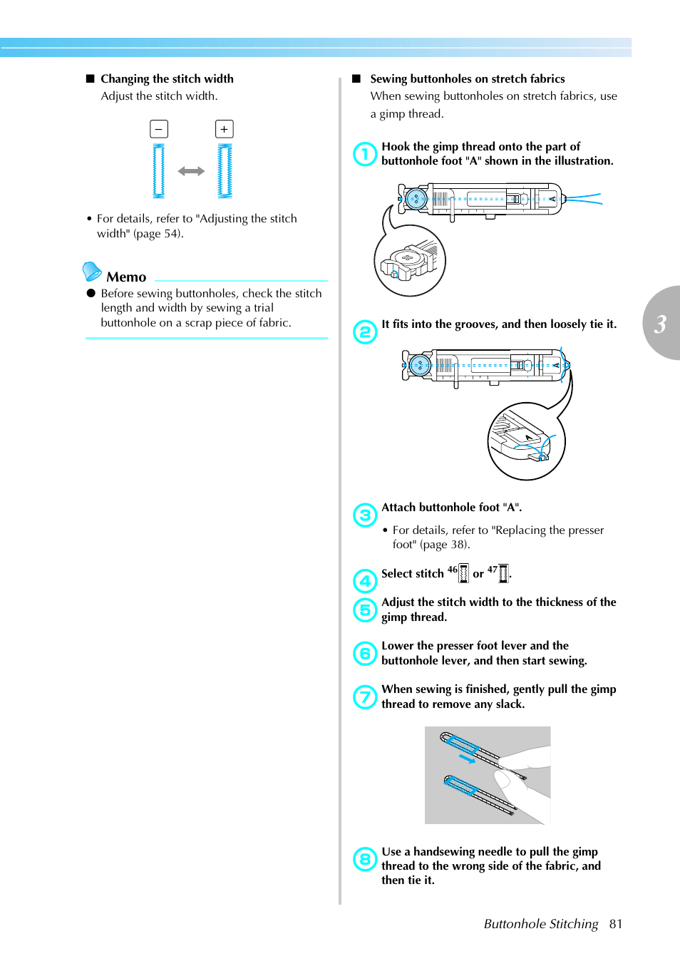 Brother SE-270D User Manual | Page 87 / 166