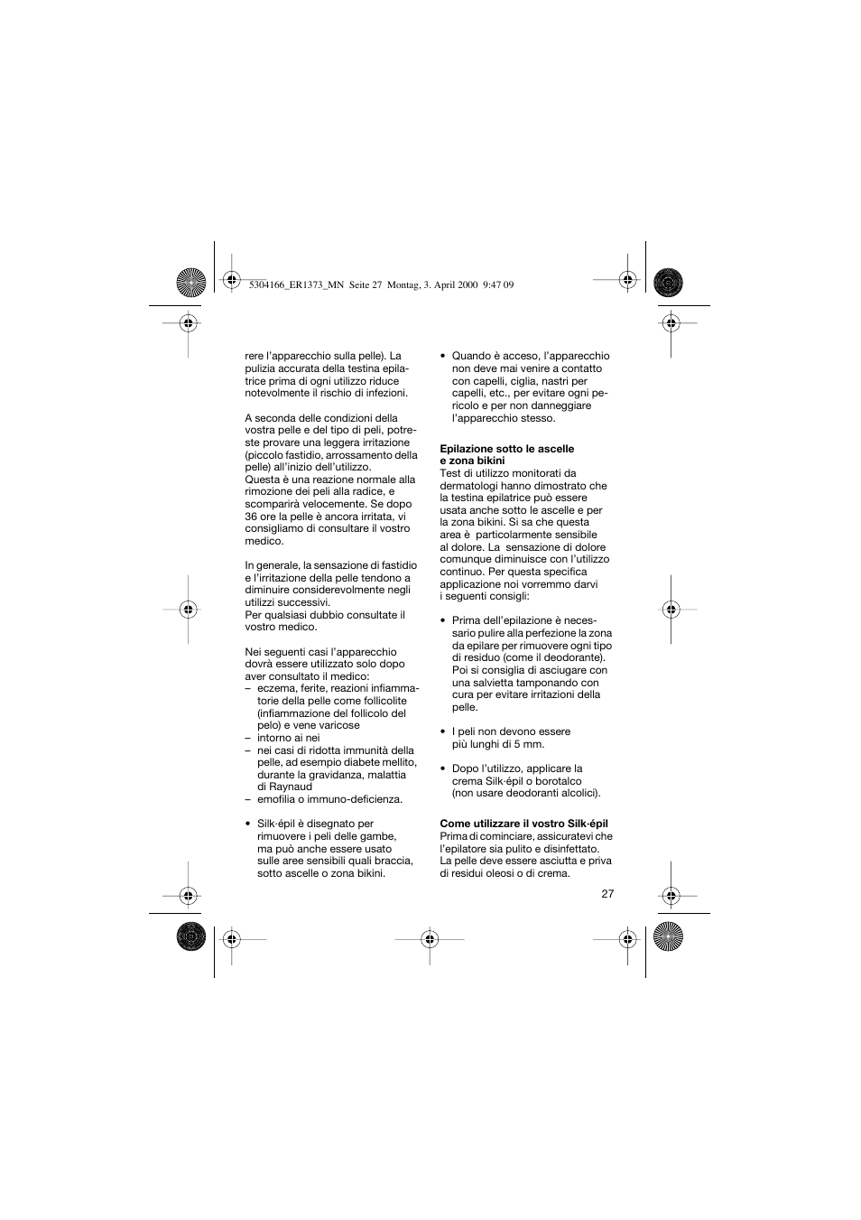 Braun ER1373 Silk-épil SuperSoft Plus User Manual | Page 27 / 59
