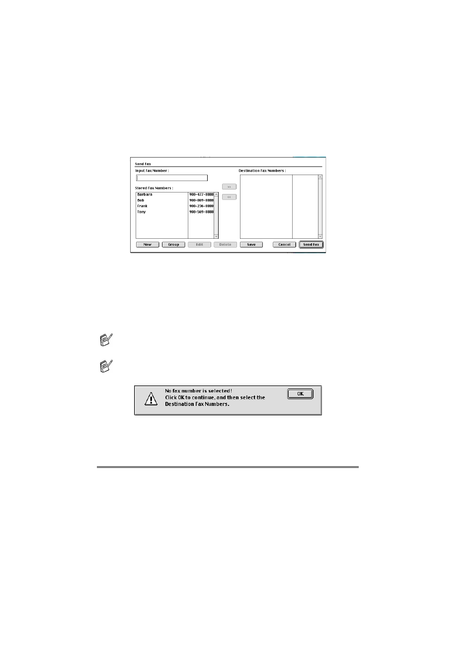 Sending a network pc-fax from your macintosh, Application (fax-1920cn only) -7, Application (fax-1920cn only) | Brother FAX 1920CN User Manual | Page 54 / 66