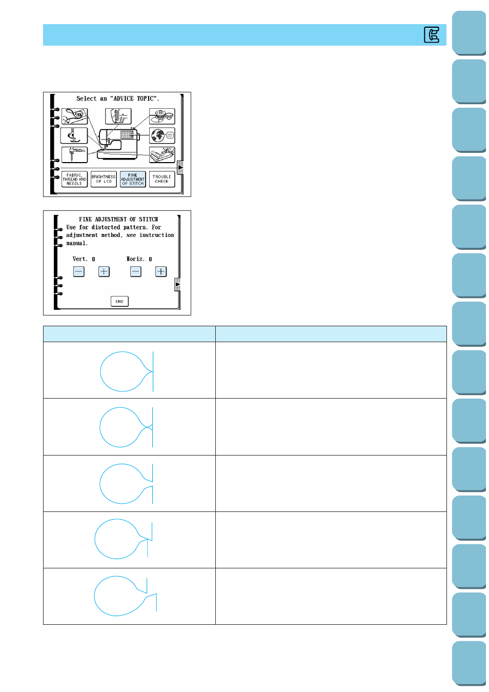 Adjusting stitch patterns | Brother PC-8500 8500D User Manual | Page 108 / 196