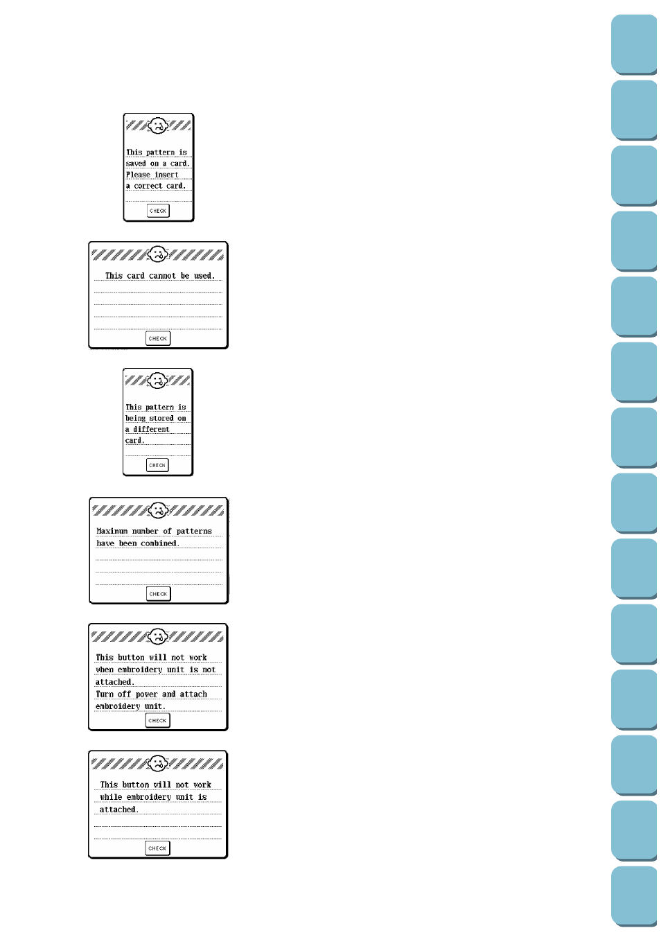 Brother PC-8500 8500D User Manual | Page 177 / 196