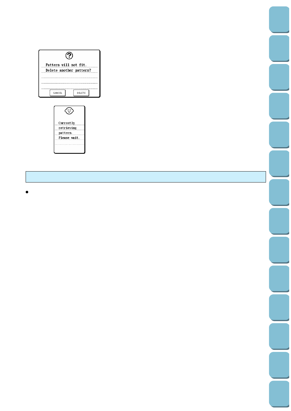 Alarms | Brother PC-8500 8500D User Manual | Page 182 / 196