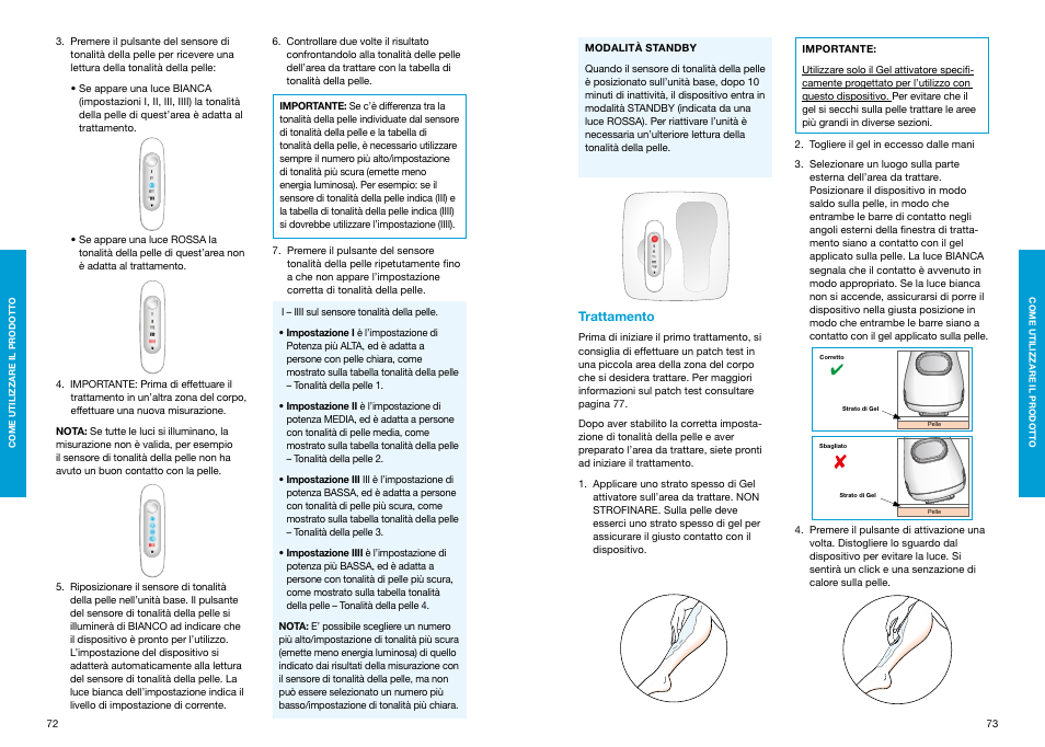 Trattamento | Braun Gillette Venus Naked Skin User Manual | Page 38 / 53