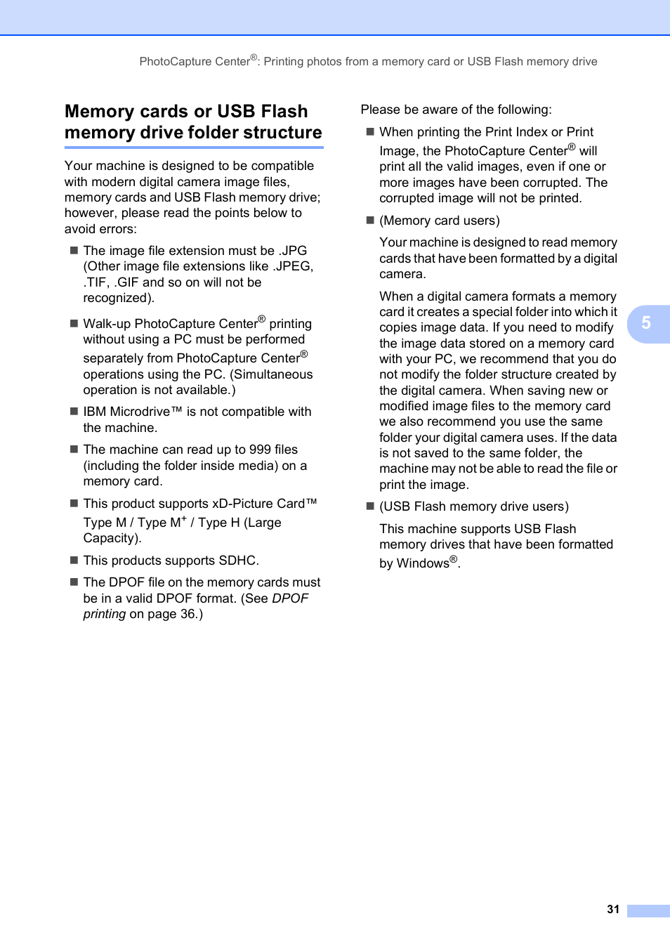Brother DCP-165C User Manual | Page 43 / 112