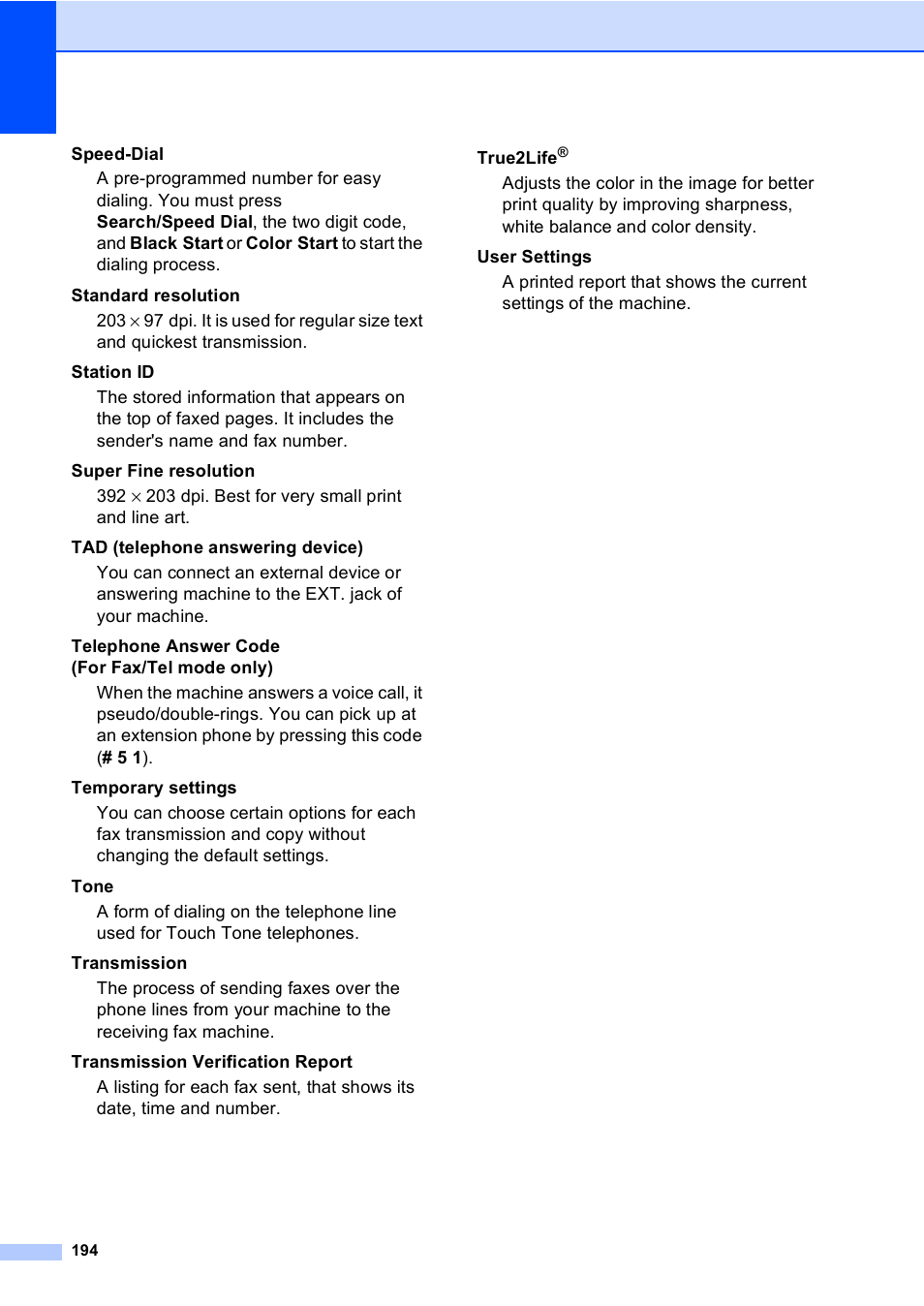Brother MFC-665CW User Manual | Page 210 / 217