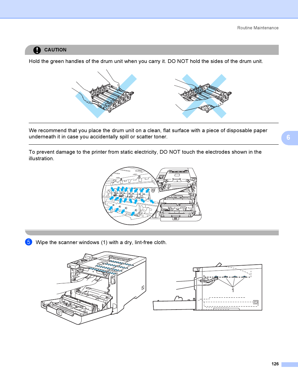 Caution | Brother HL-4040CDN User Manual | Page 135 / 211