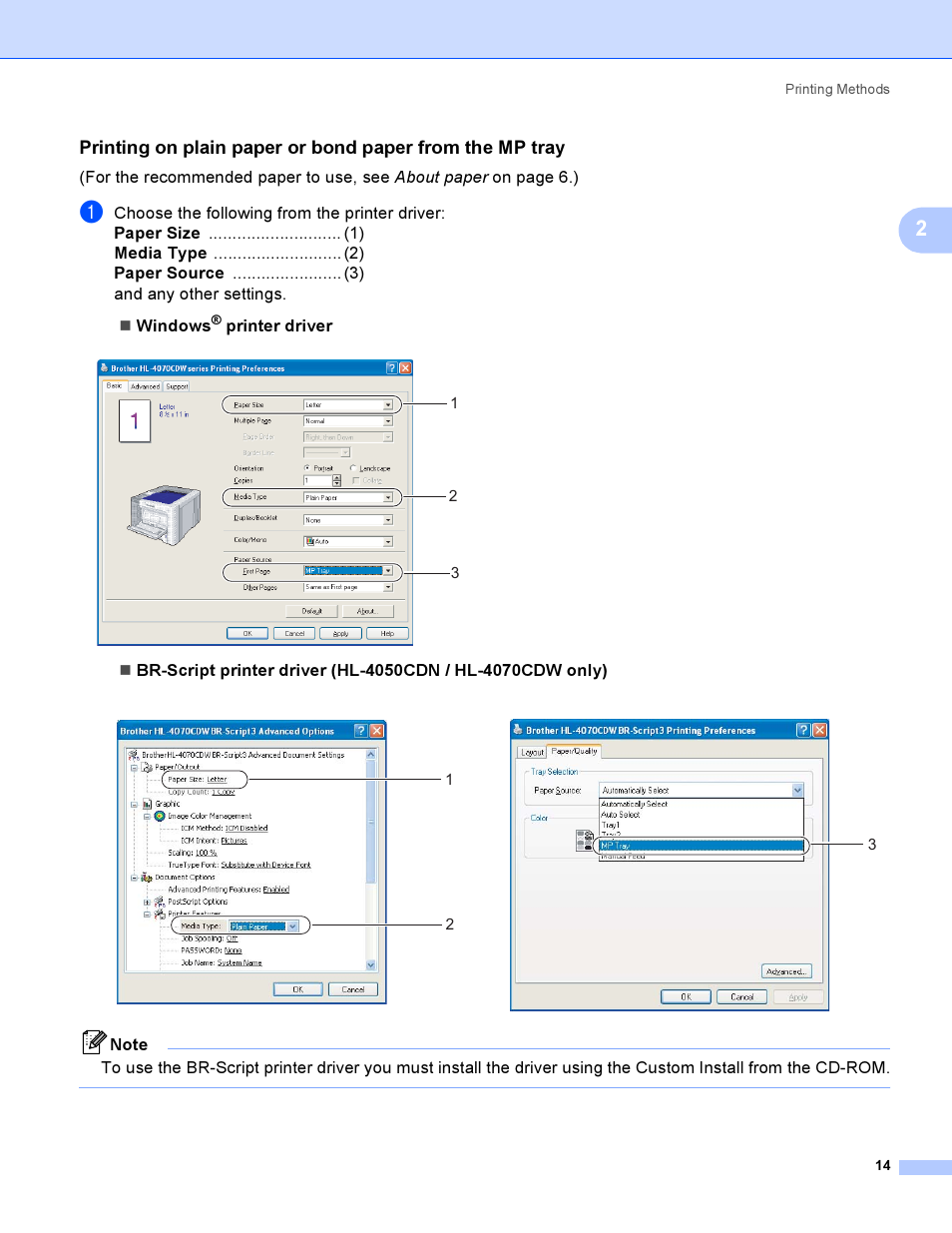 Brother HL-4040CDN User Manual | Page 23 / 211