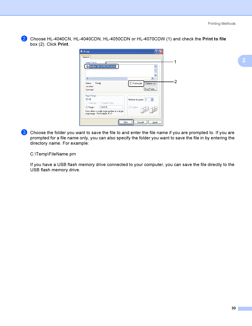 Brother HL-4040CDN User Manual | Page 39 / 211