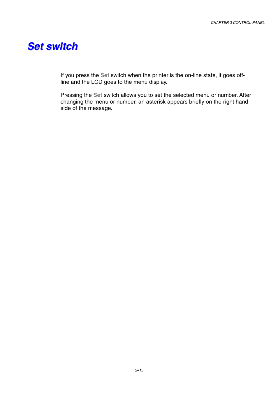 Set switch | Brother HL-2460 User Manual | Page 100 / 245