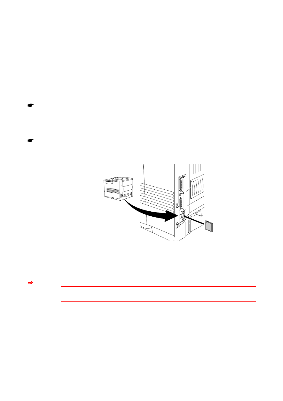 Installing the compactflash card | Brother HL-2460 User Manual | Page 143 / 245