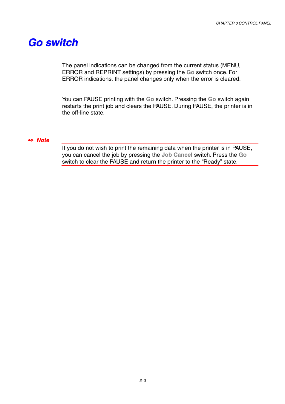 Go switch | Brother HL-2460 User Manual | Page 88 / 245