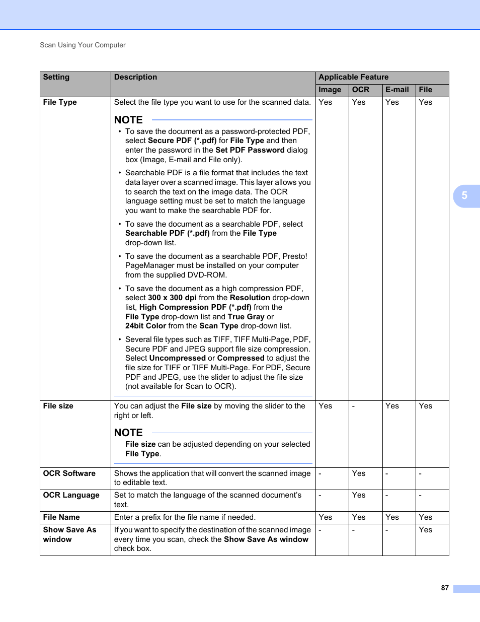 Brother ADS-1000W User Manual | Page 101 / 246