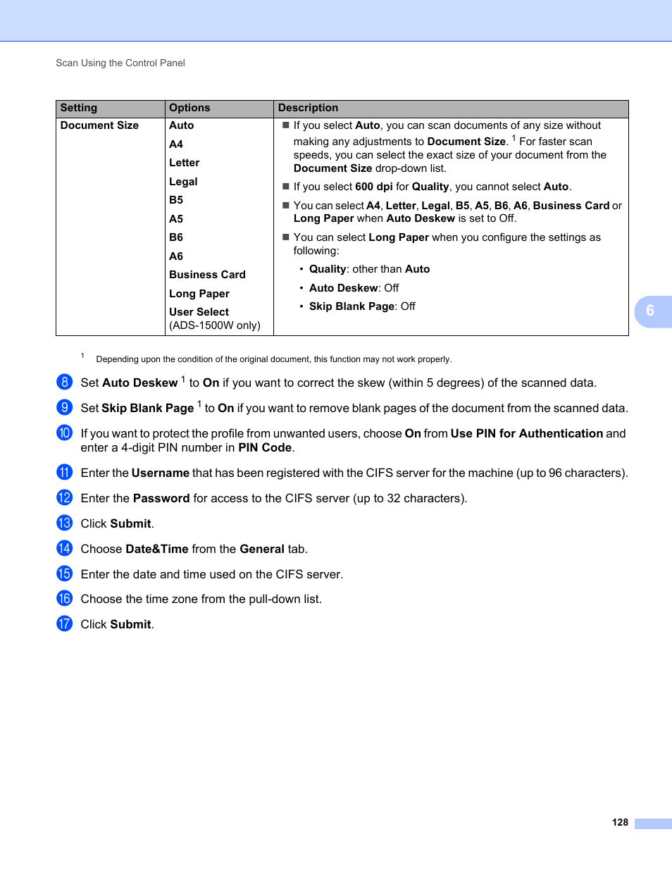 Brother ADS-1000W User Manual | Page 142 / 246