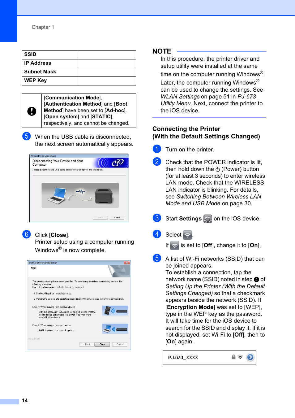 Brother PocketJet PJ-673 w WLAN User Manual | Page 18 / 75