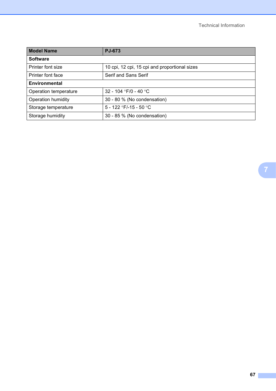Brother PocketJet PJ-673 w WLAN User Manual | Page 71 / 75