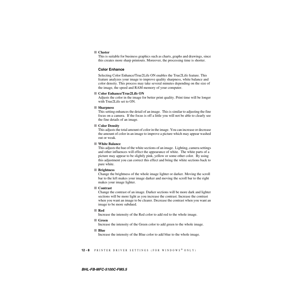 Color enhance, Color enhance -8 | Brother MFC-5100C User Manual | Page 109 / 213