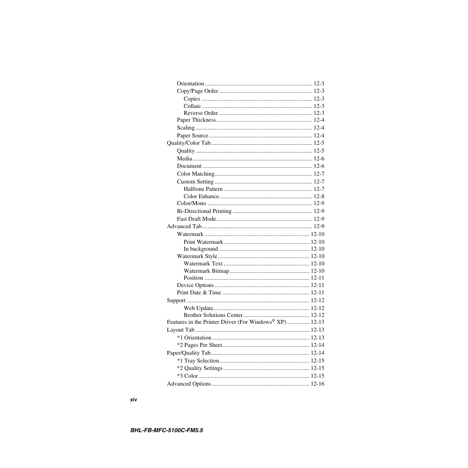 Brother MFC-5100C User Manual | Page 16 / 213