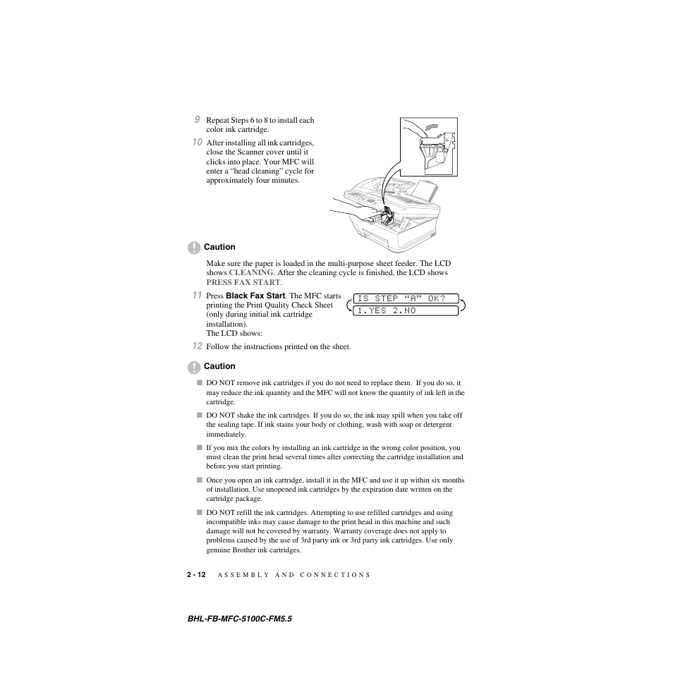 Brother MFC-5100C User Manual | Page 39 / 213