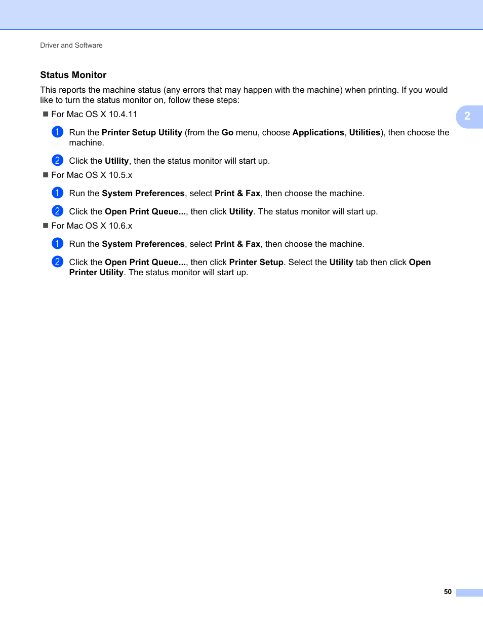 Status monitor | Brother HL 2270DW User Manual | Page 54 / 150