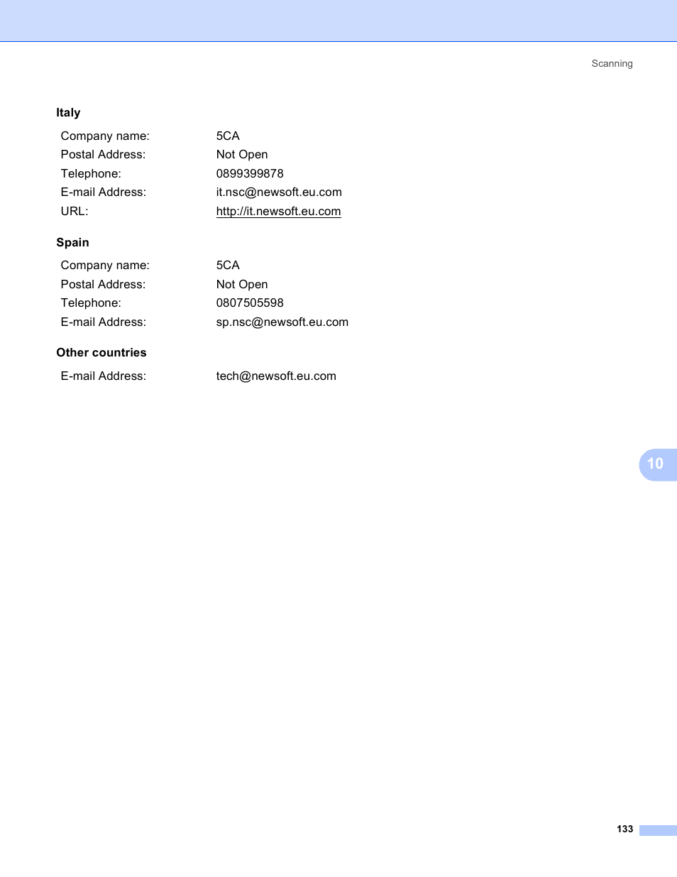 Brother MFC-230C User Manual | Page 139 / 168