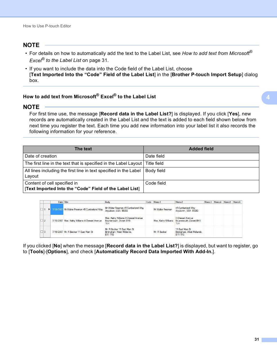 Brother TD-2120N User Manual | Page 35 / 94