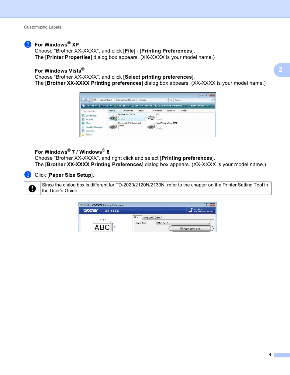Brother TD-2120N User Manual | Page 8 / 94