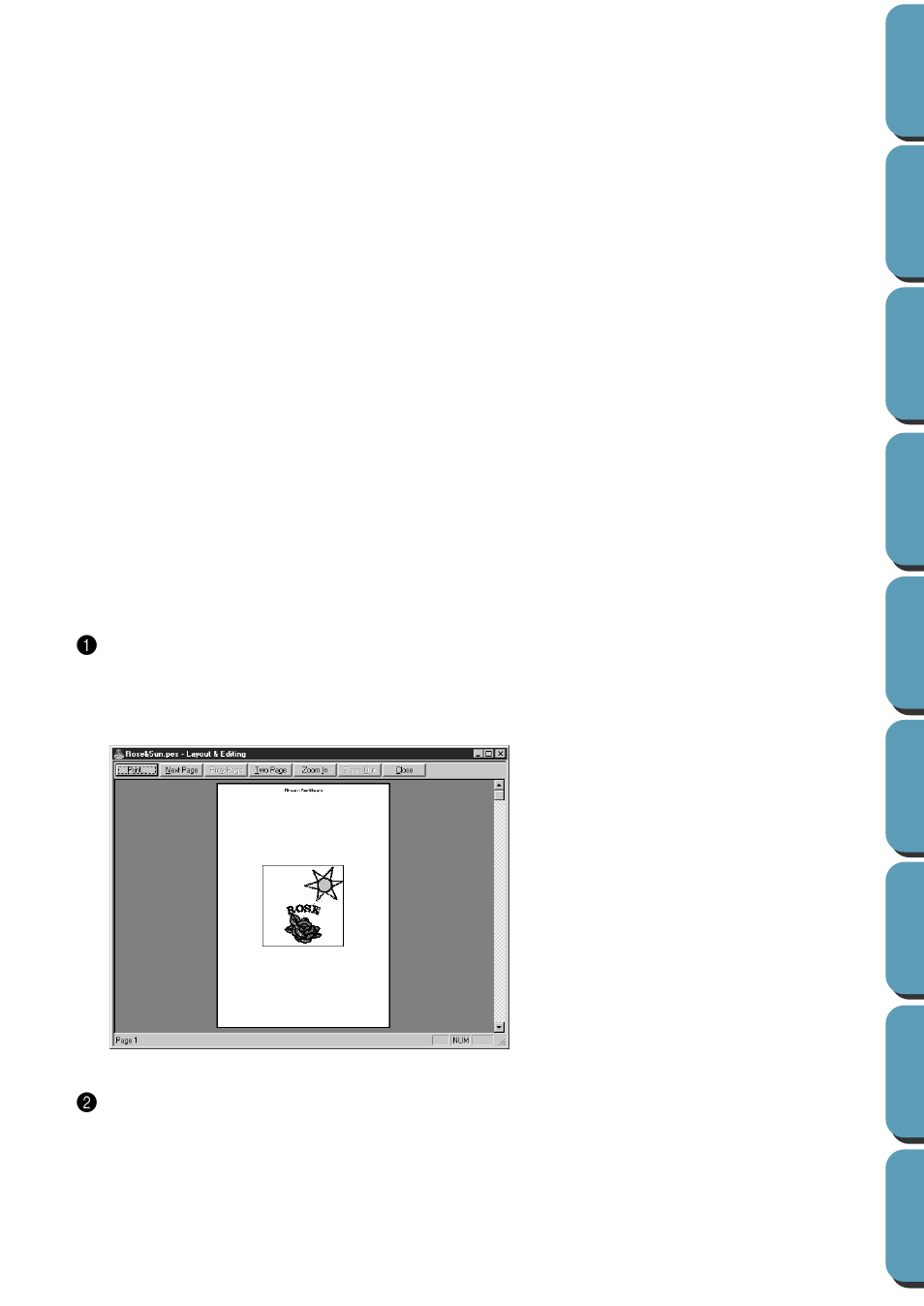 Print preview | Brother PE-DESIGN Ver.432 User Manual | Page 149 / 224