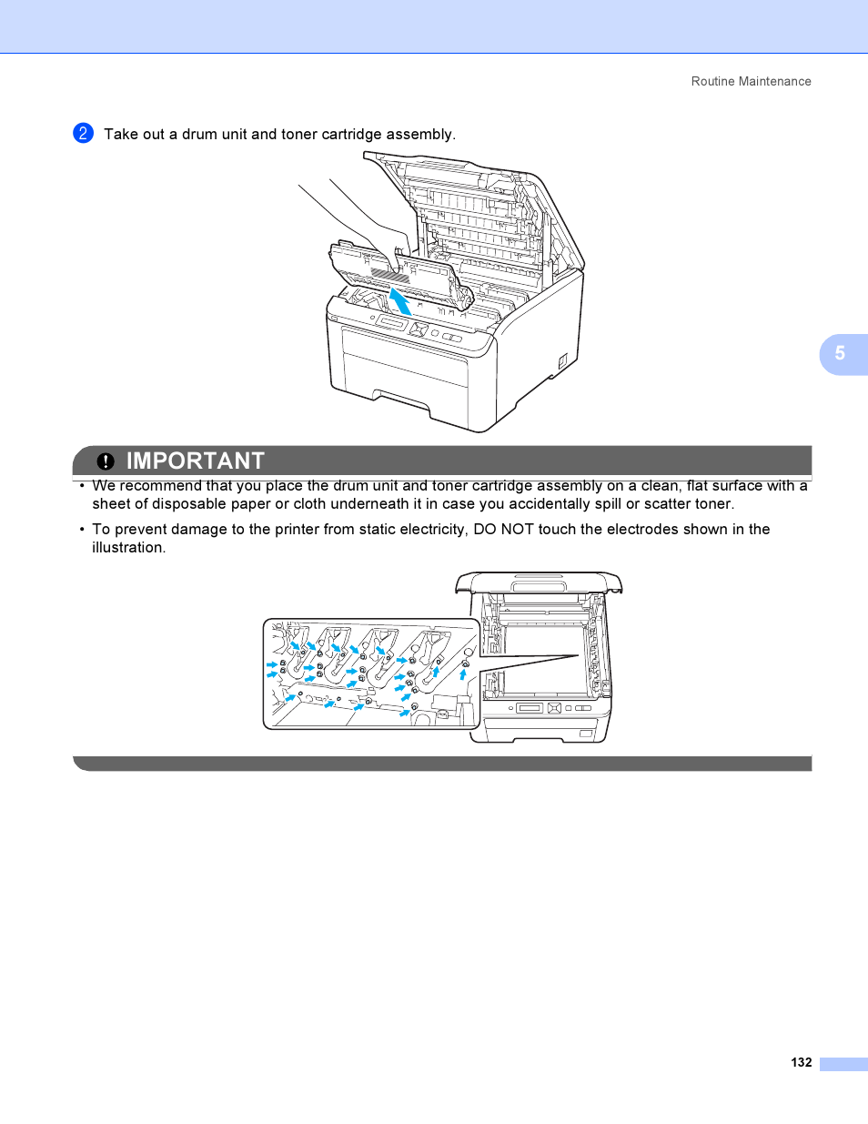 Important | Brother HL 3070CW User Manual | Page 142 / 200