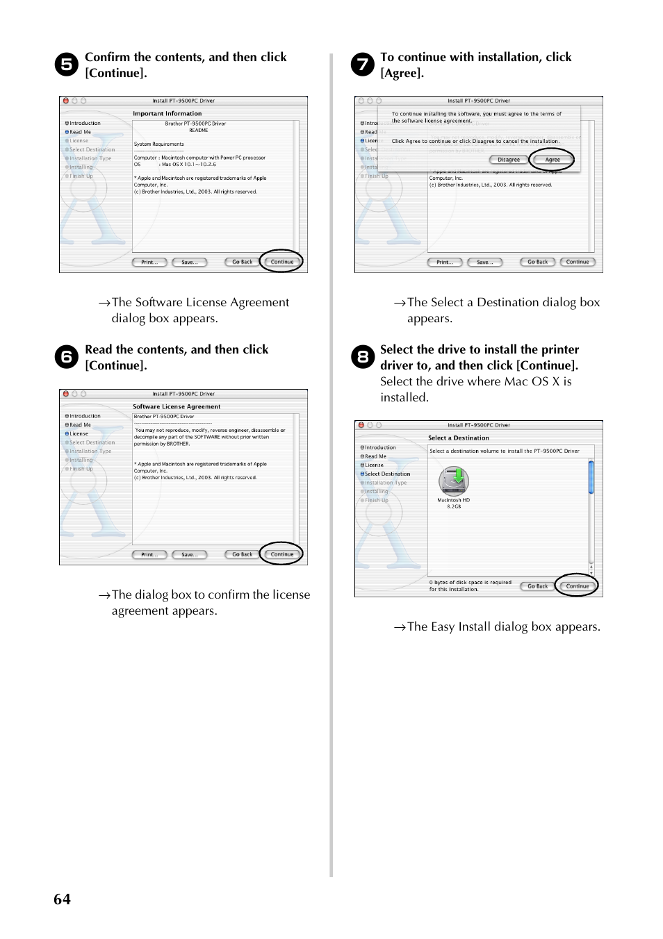 Brother PT-9500PC User Manual | Page 65 / 254
