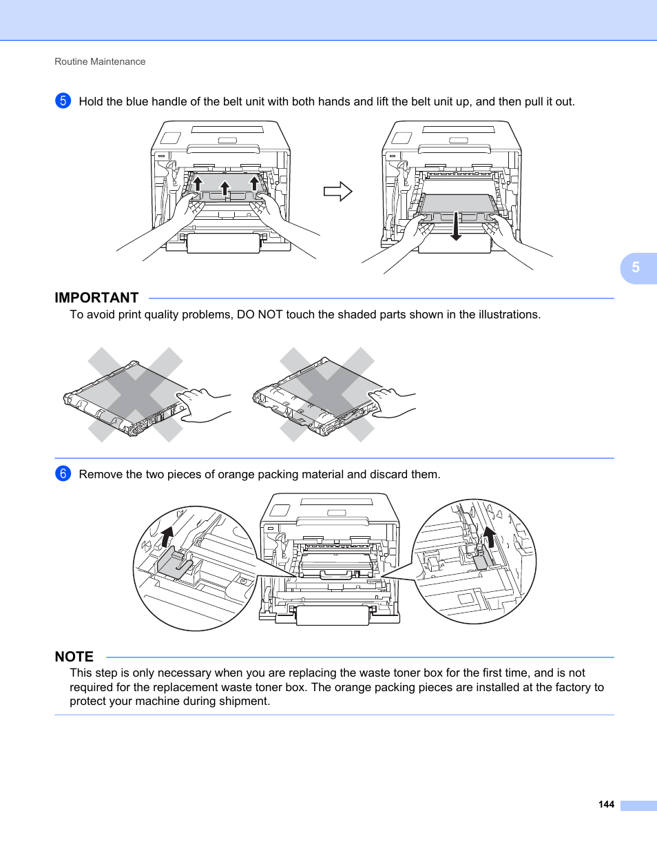 Important | Brother HL-L8350CDWT User Manual | Page 151 / 223