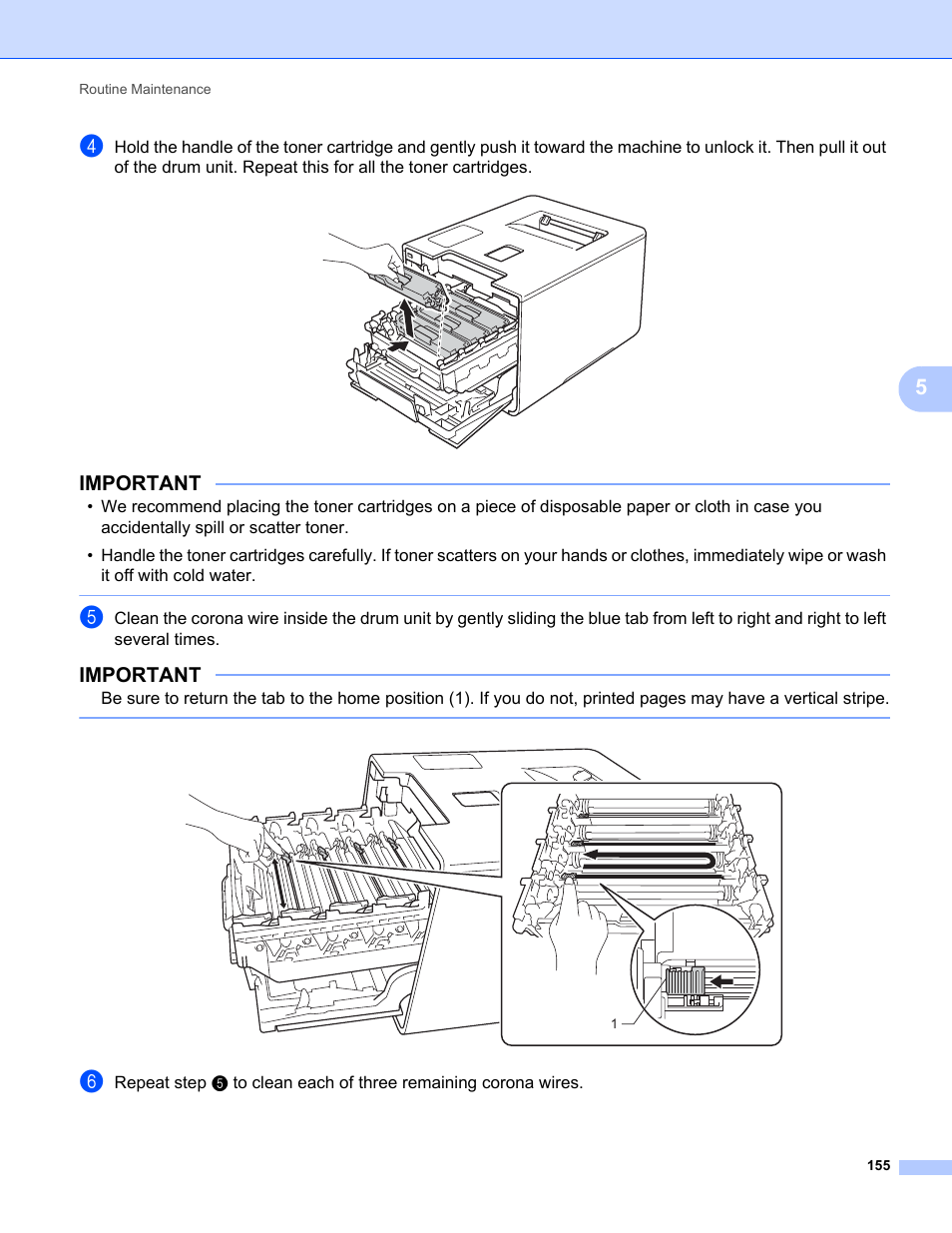 Important | Brother HL-L8350CDWT User Manual | Page 162 / 223