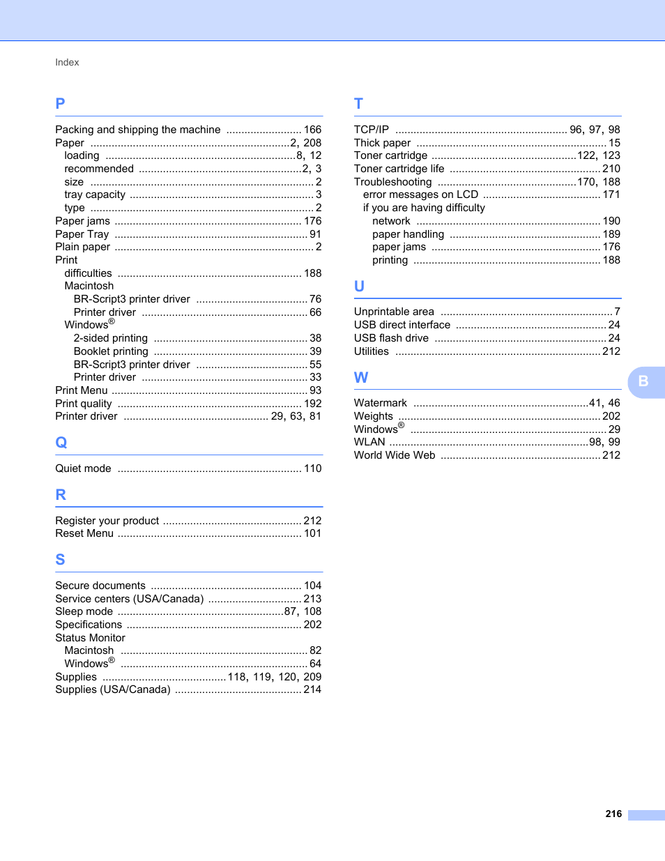 Brother HL-L8350CDWT User Manual | Page 223 / 223