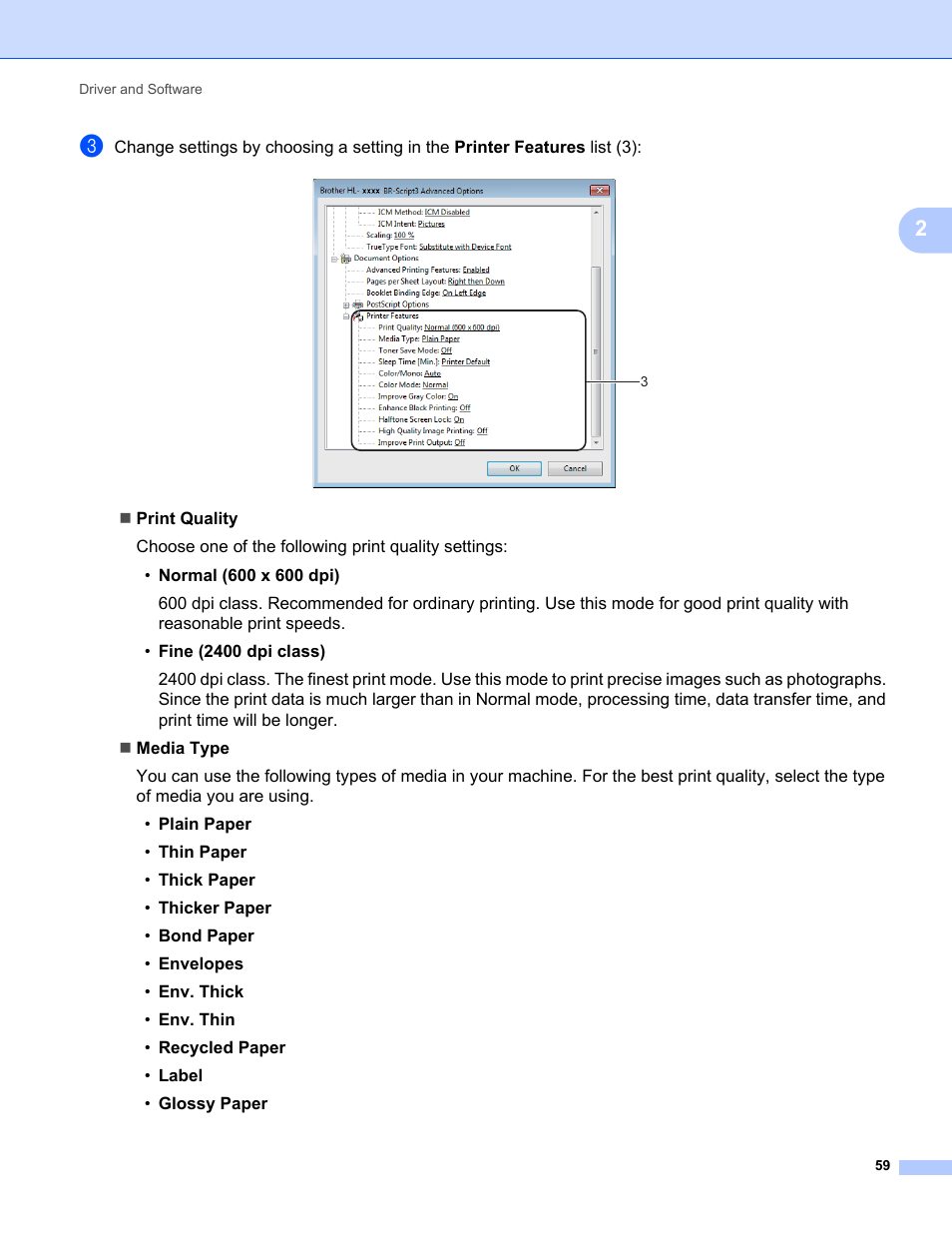 Brother HL-L8350CDWT User Manual | Page 66 / 223