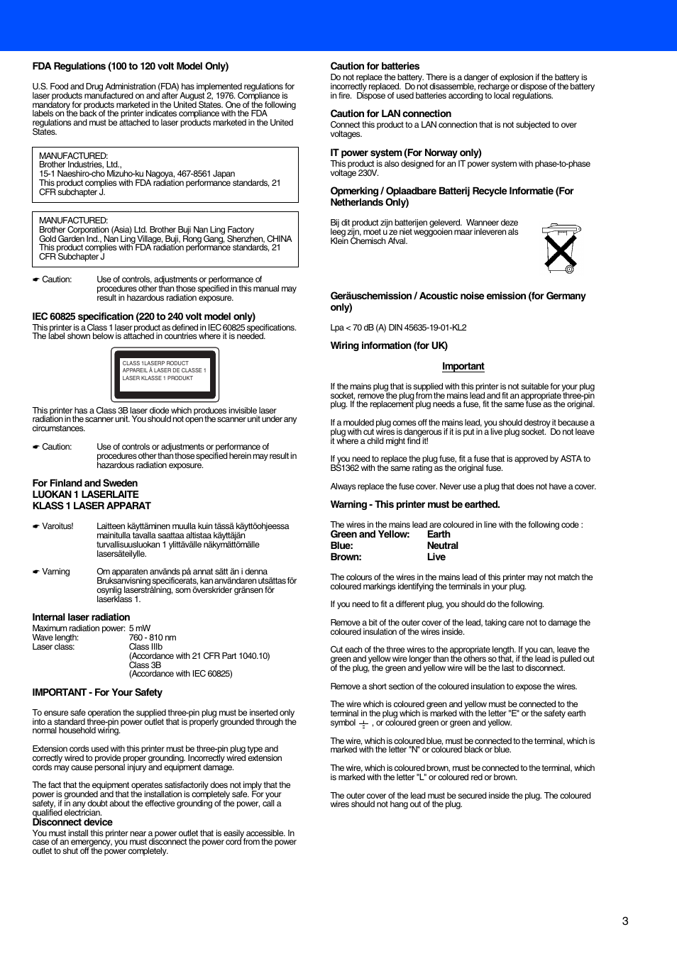 Brother HL-5050 User Manual | Page 5 / 26
