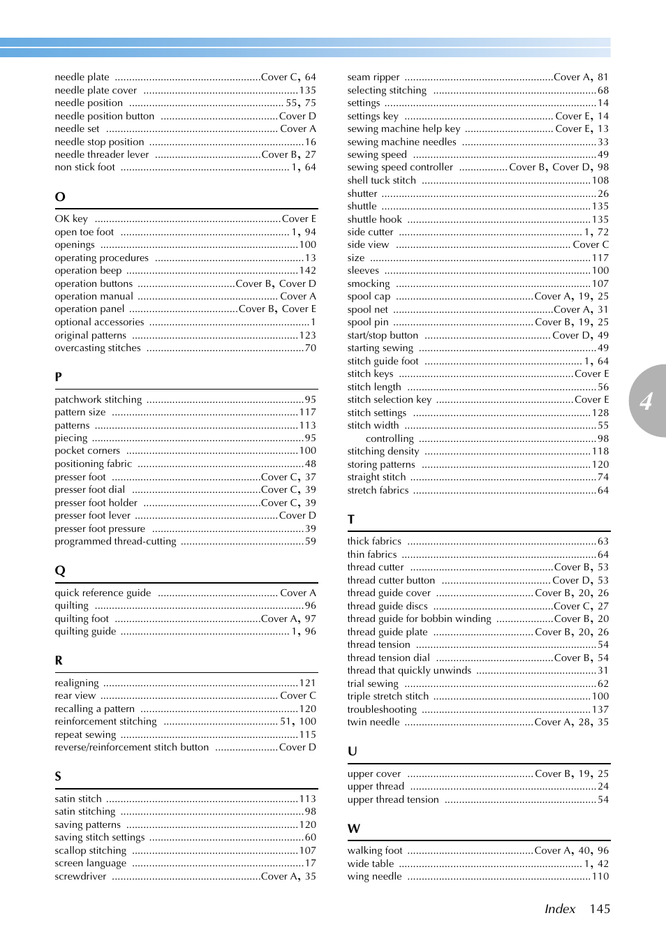 Brother SB3129 User Manual | Page 151 / 156