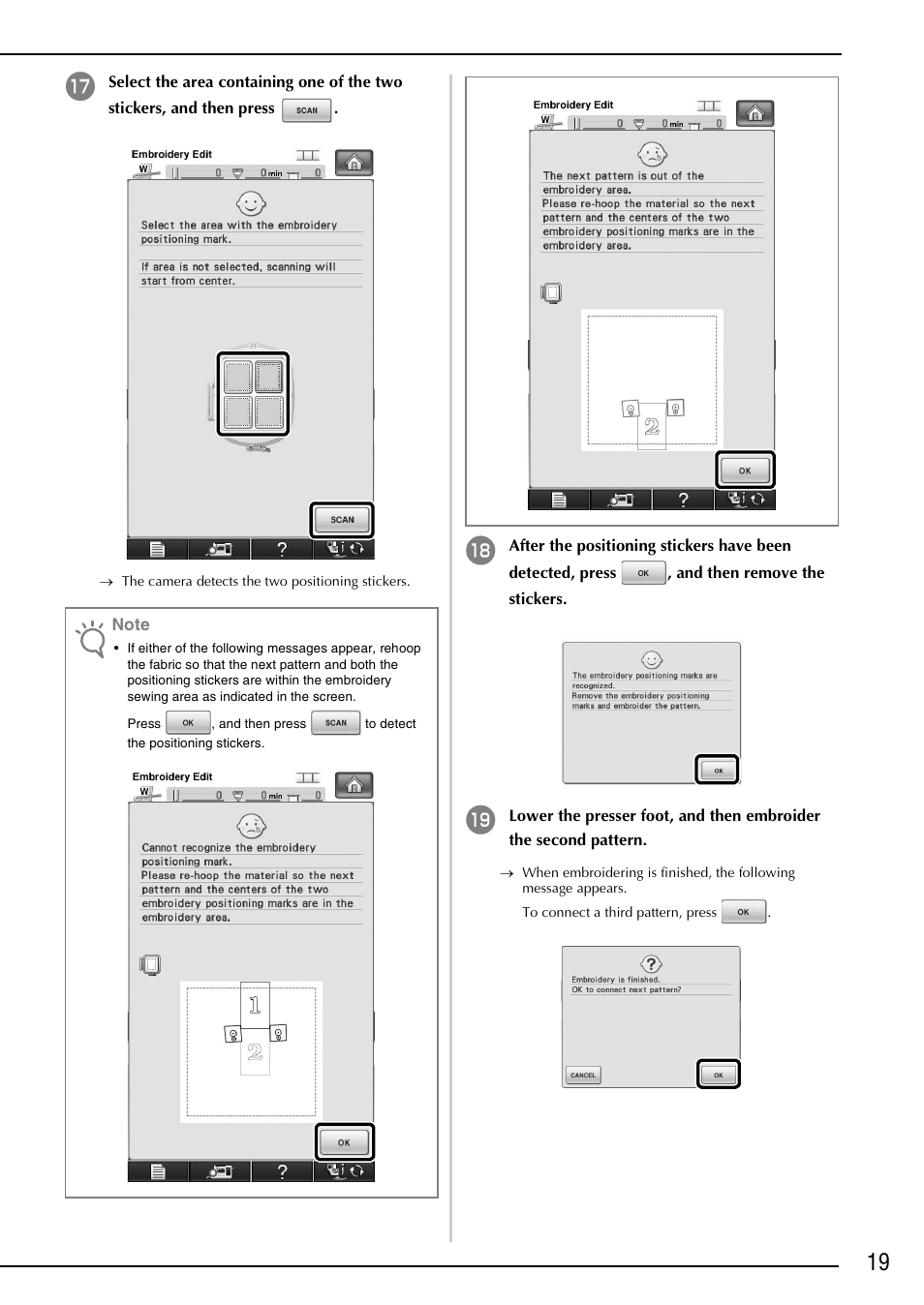 Brother Innov-is 6000D User Manual | Page 20 / 37