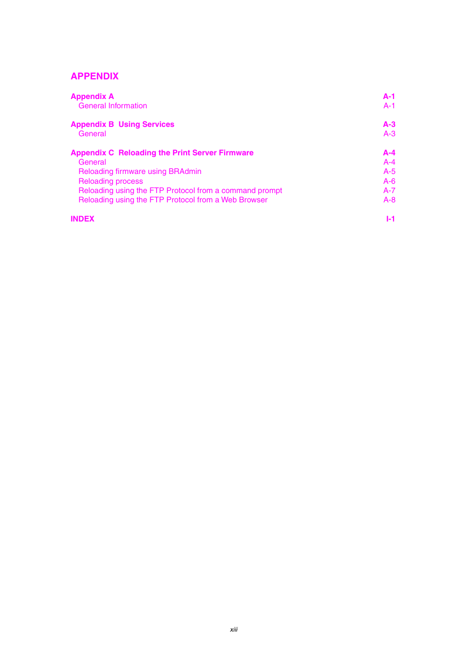 Brother HL-1870N User Manual | Page 14 / 149