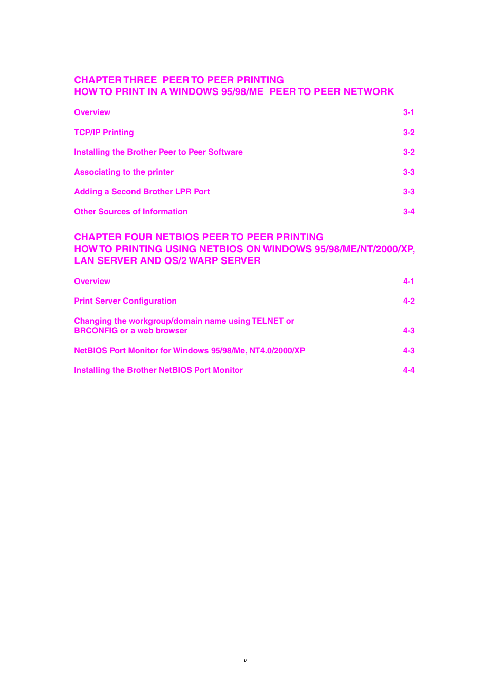 Brother HL-1870N User Manual | Page 6 / 149