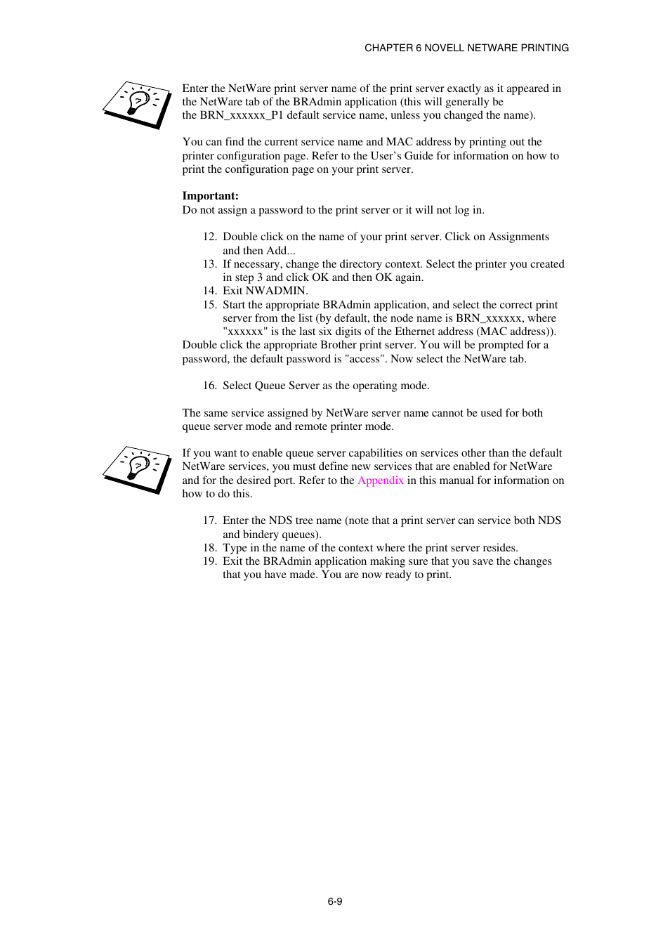 Brother HL-1870N User Manual | Page 73 / 149