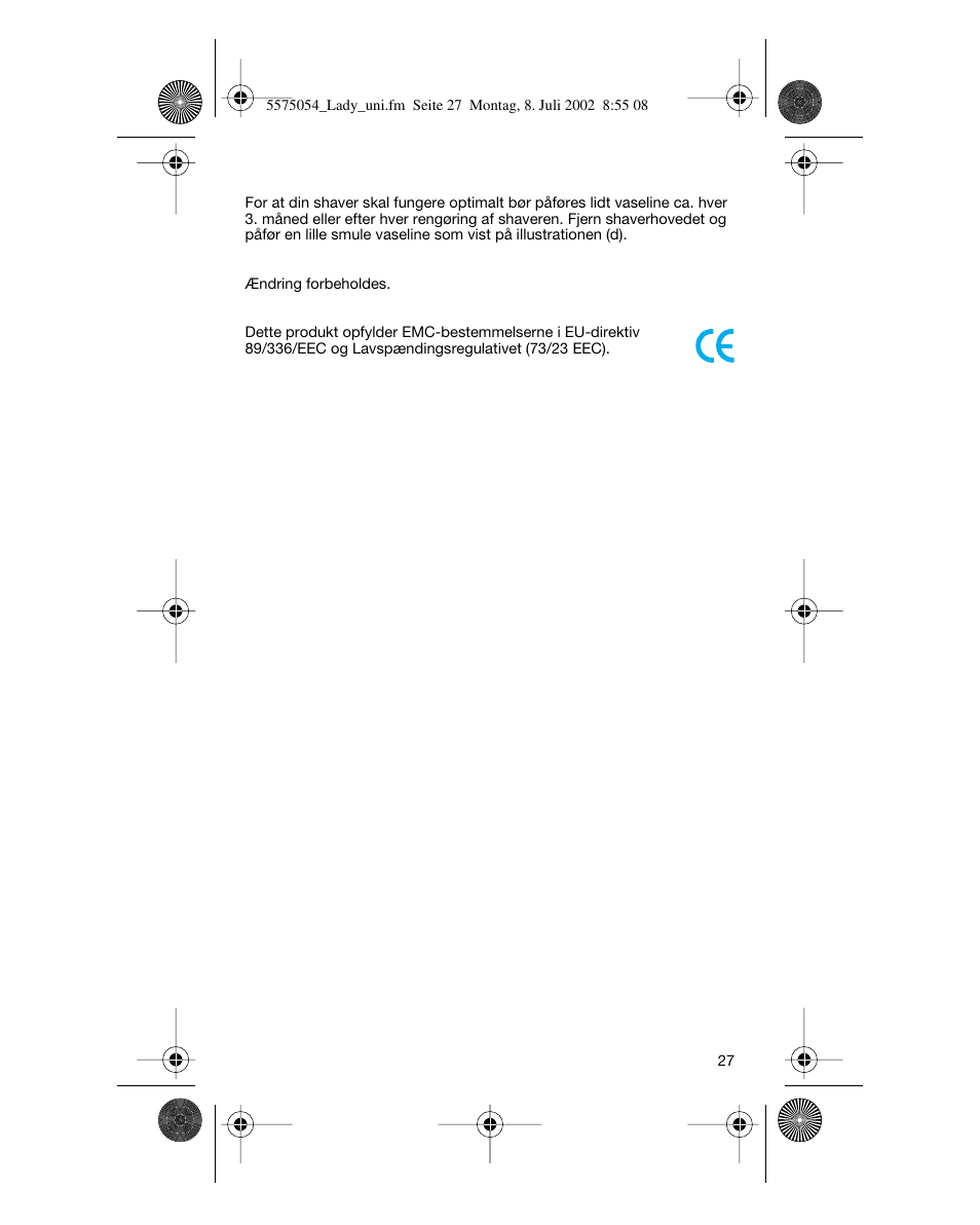 Braun Lady Style universal User Manual | Page 27 / 47