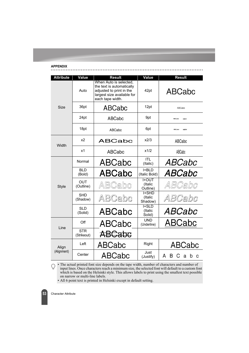Brother PT-E300 User Manual | Page 56 / 61