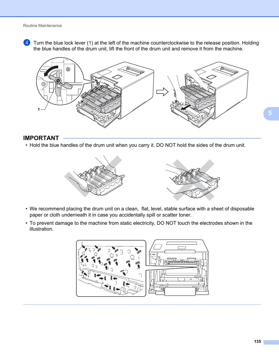 Important | Brother HL-L9200CDWT User Manual | Page 142 / 228