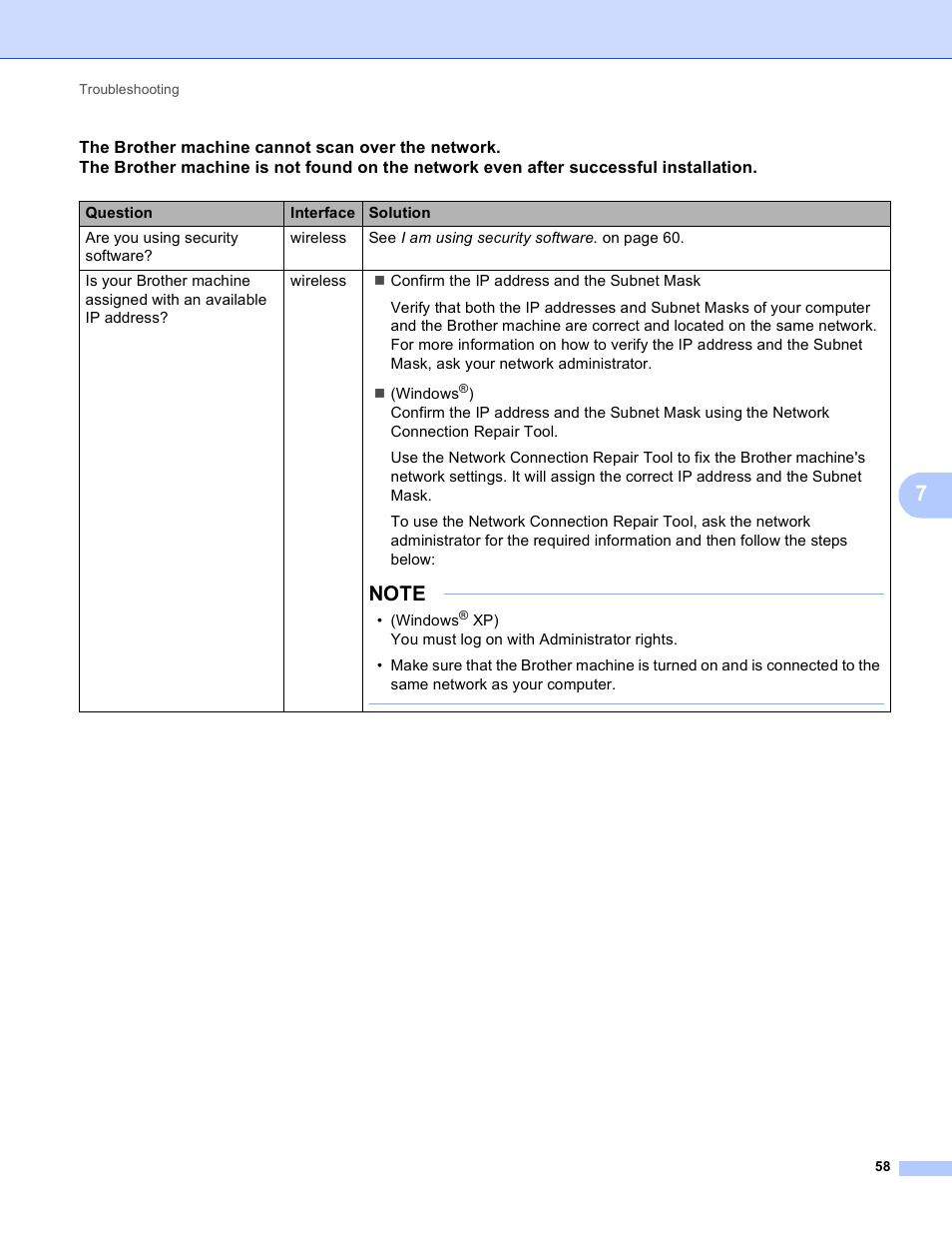 Brother ADS-1000W User Manual | Page 61 / 70