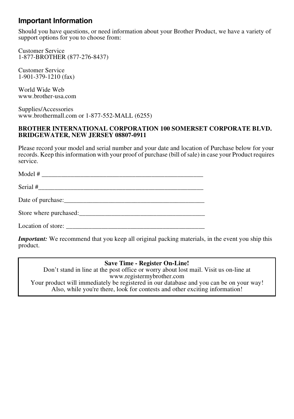 Brother PT-7500 User Manual | Page 7 / 103