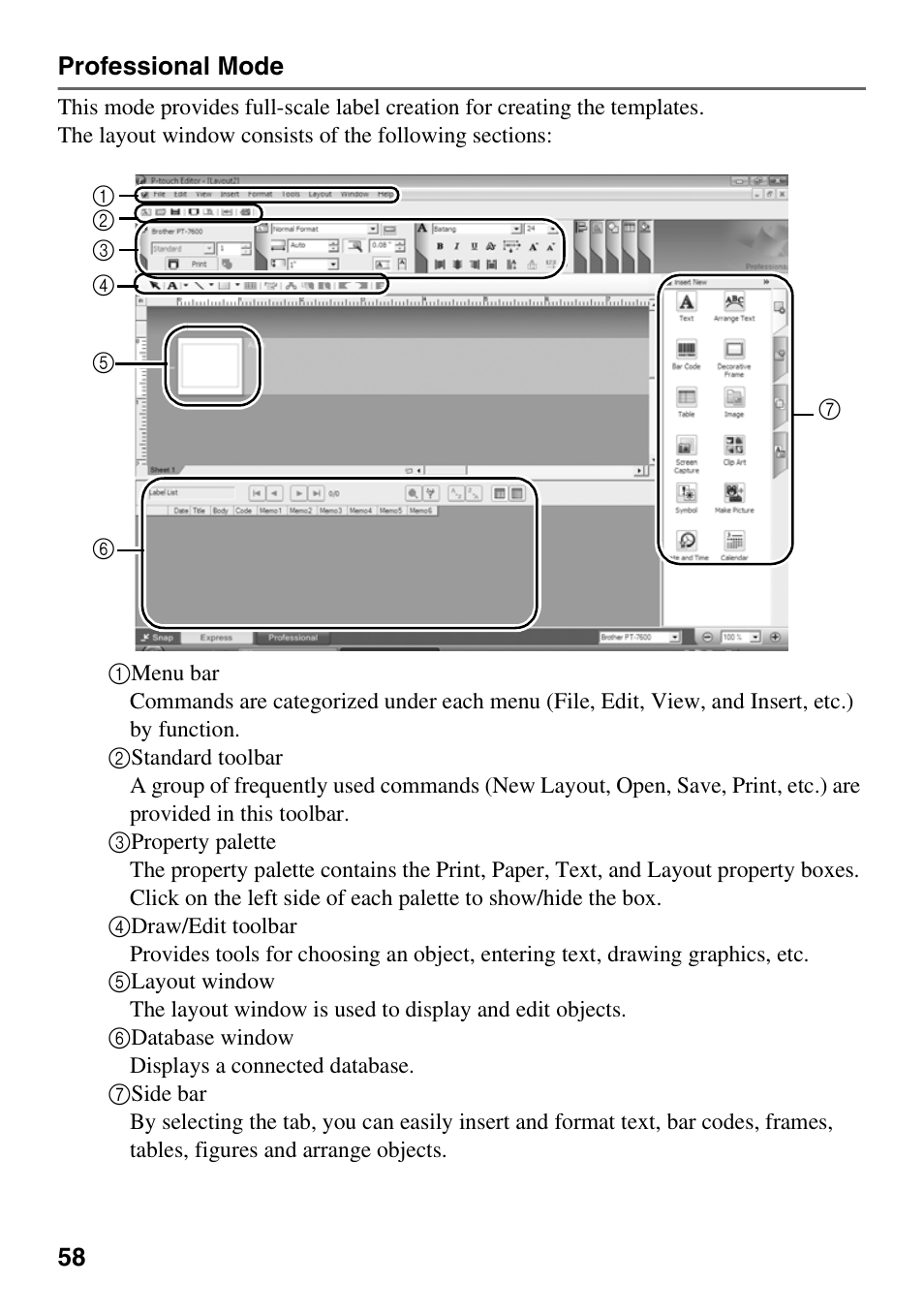 Brother PT-7500 User Manual | Page 73 / 103