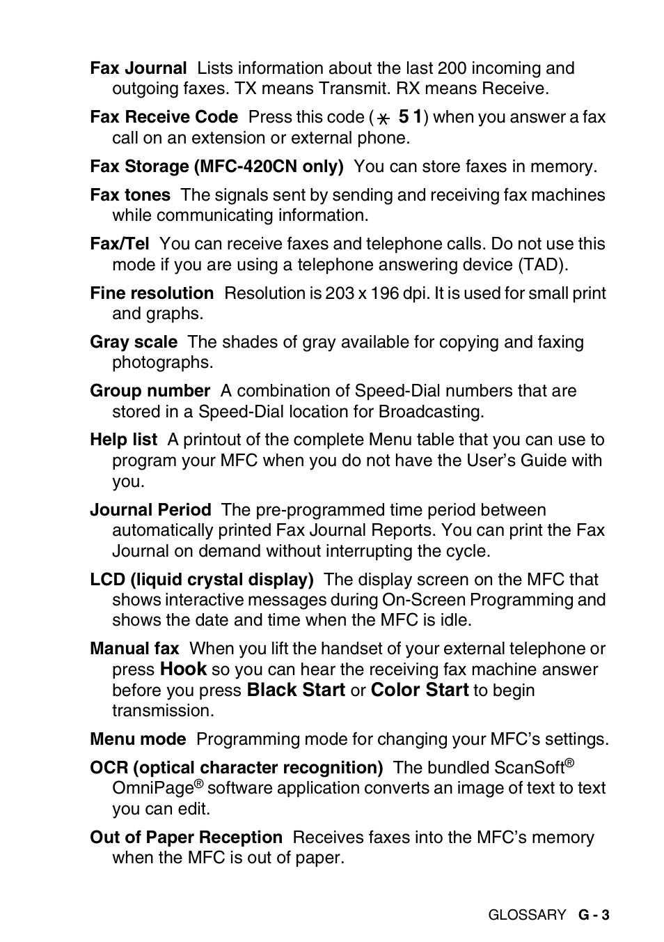 Brother MFC-420CN User Manual | Page 177 / 200