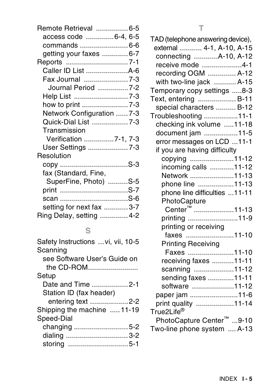 Brother MFC-420CN User Manual | Page 195 / 200