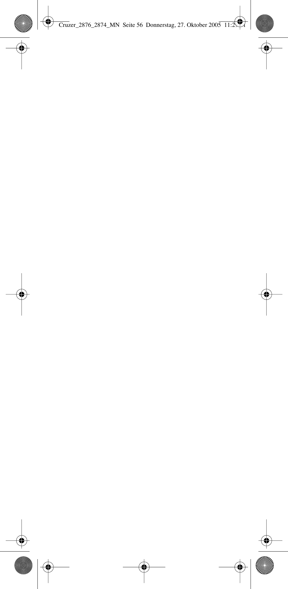 Braun 2874 Cruzer3 User Manual | Page 56 / 60