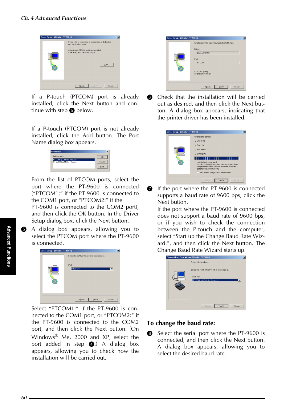 Brother PT-9600 User Manual | Page 74 / 235