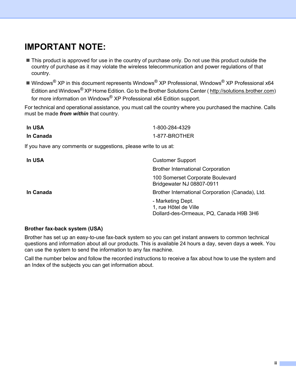 Brother MFC-665CW User Manual | Page 3 / 132